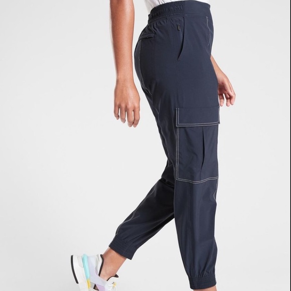 NWOT Athleta Chelsea Utility Jogger navy blue - Picture 2 of 12